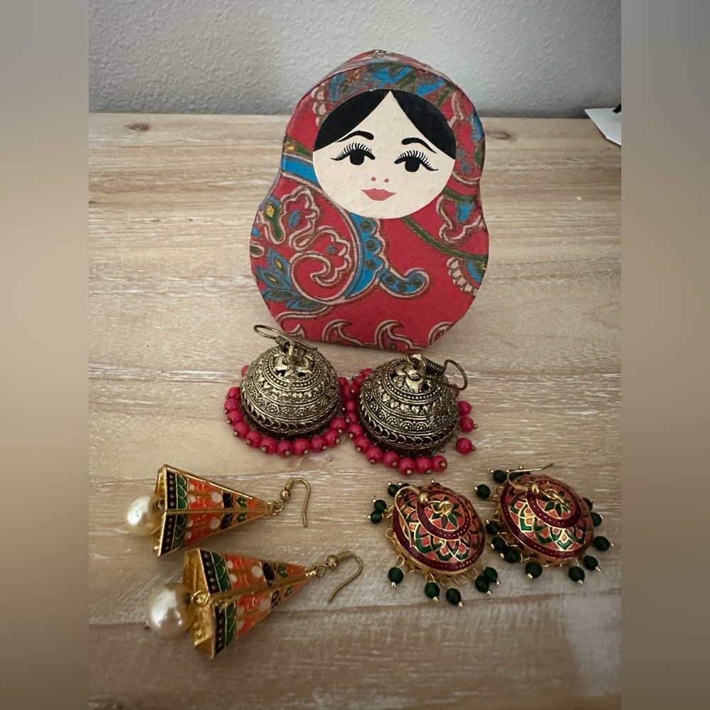 INDIAN Dangle Earrings (3)